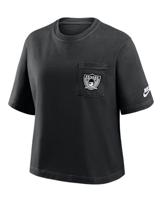 Las Vegas Raiders Rewind Pocket Boxy Women's Nike NFL T